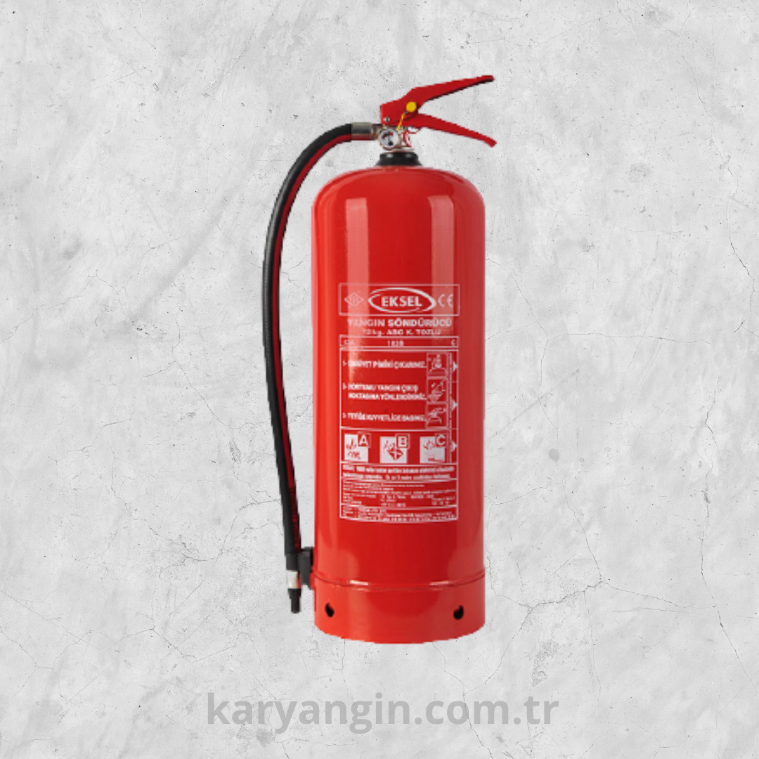 Kuru Kimyevi Tozlu Yangın Tüpü 12 KG