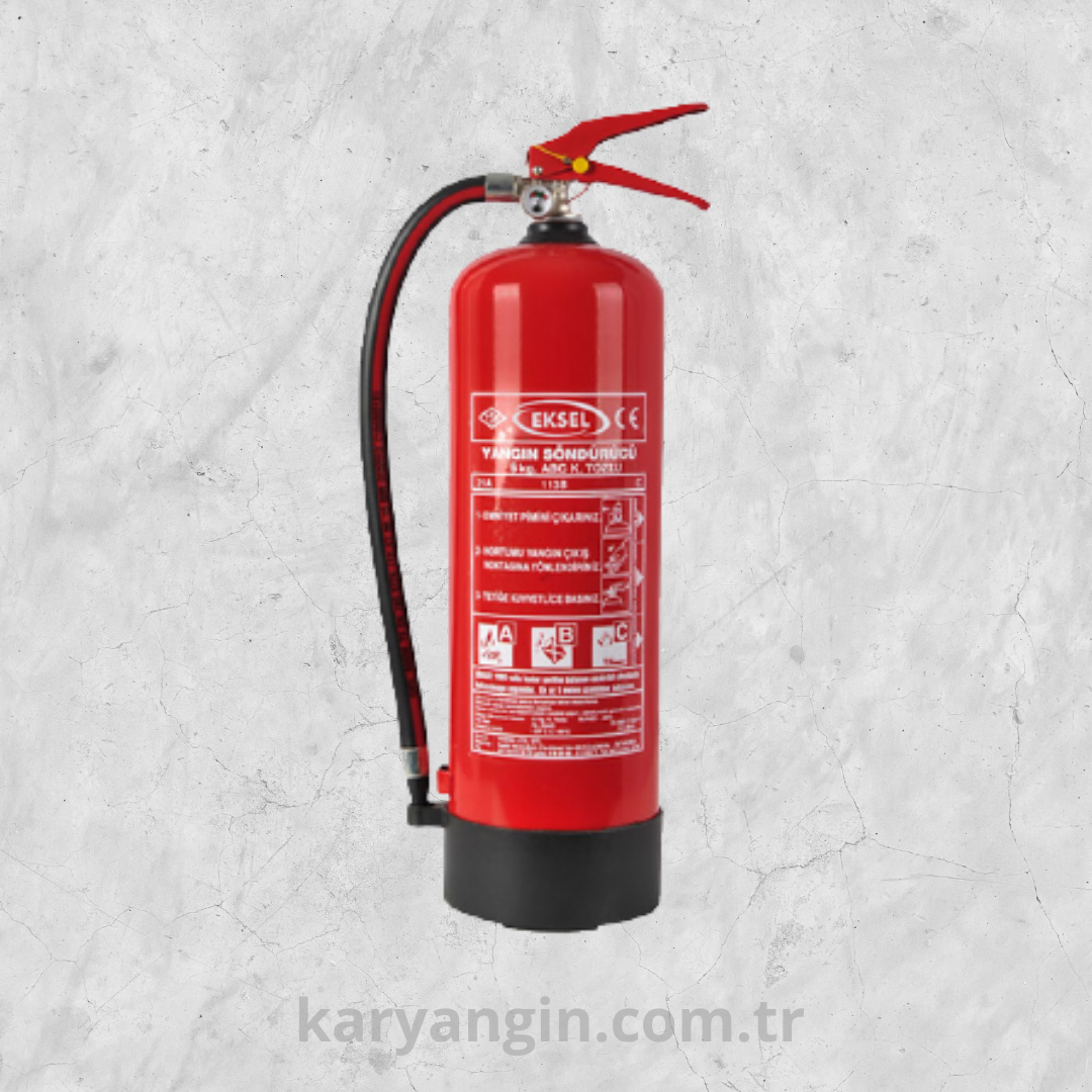 Kuru Kimyevi Tozlu Yangın Tüpü 6 KG