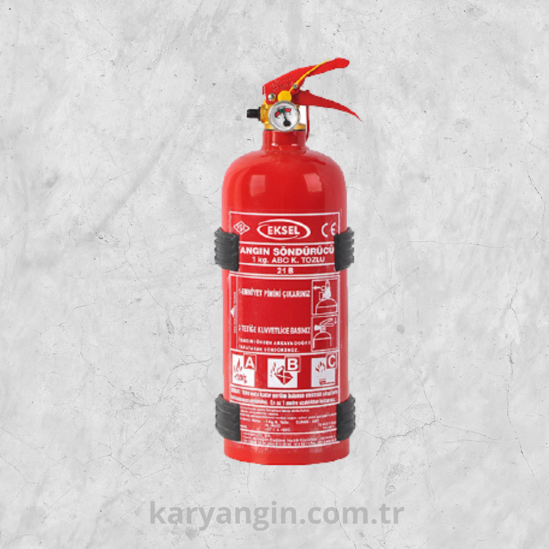 Kuru Kimyevi Tozlu Yangın Tüpü 1 KG